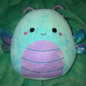 HEATHER THE DRAGONFLY 8 INCH SQUISHMALLOW BNWT